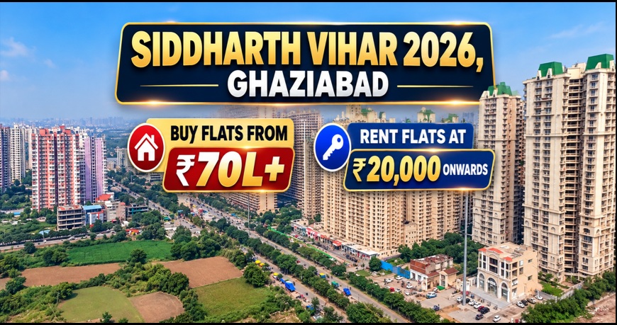 Siddharth Vihar Ghaziabad Property Guide 2026: Best Residential Projects, Distances, Connectivity and Investment Potential