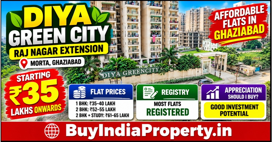 Diya Green City Raj Nagar Extension, Ghaziabad: Flat Prices, Sizes, Location, Registry & Investment Guide
