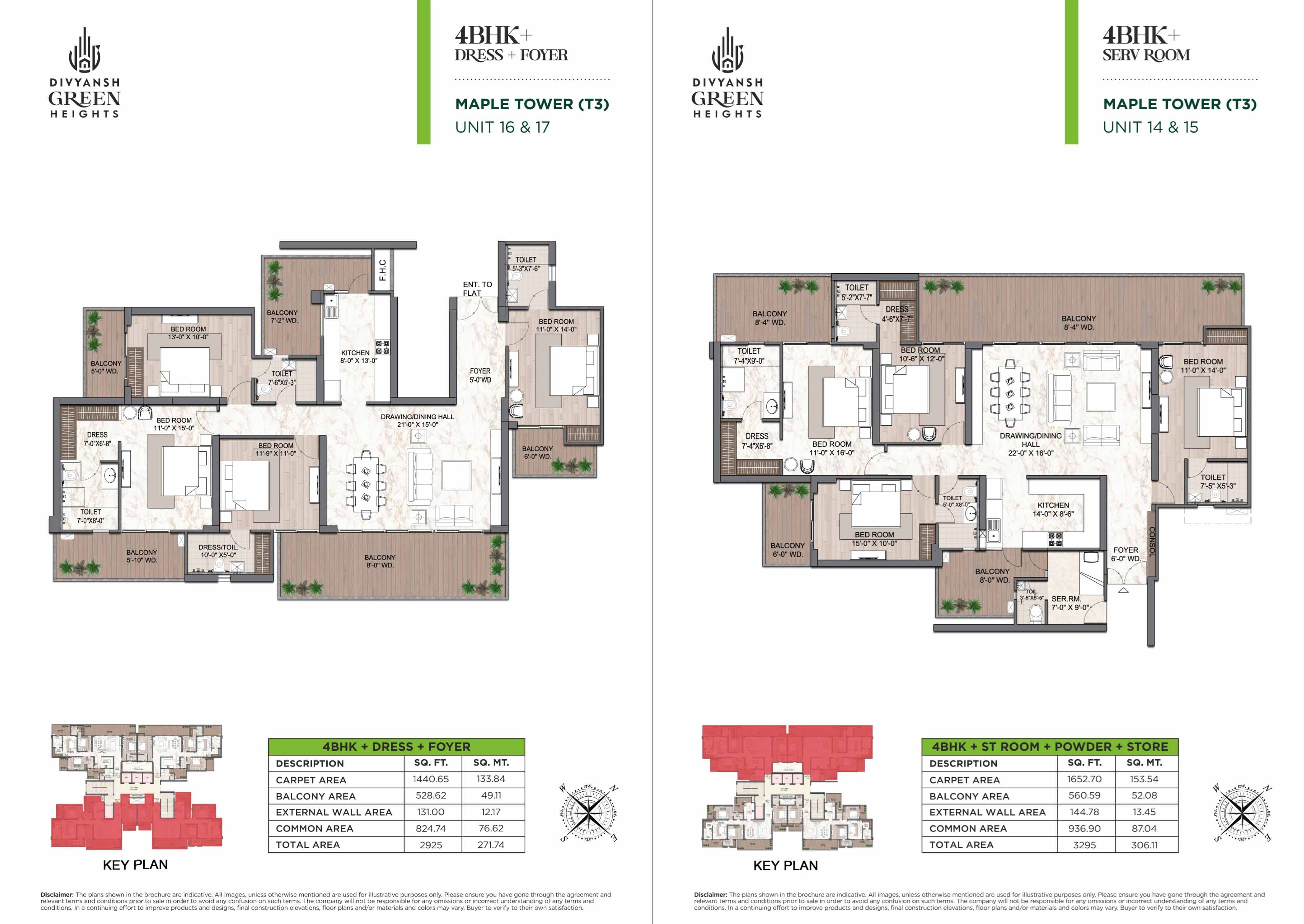 4 bhk Flat in Divyansh green Heights -  Sector Pi 1 Pi 2, Greater Noida