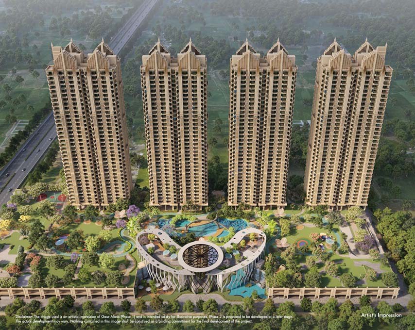 3 BHK in Gaur Alaris – Luxury Apartments 3 BHK  at Sector 22D, Yamuna Expressway