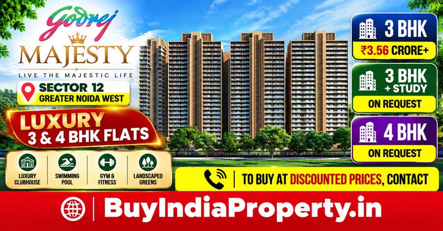 3 bhk flat in Godrej Majesty Sector 12 Greater Noida West