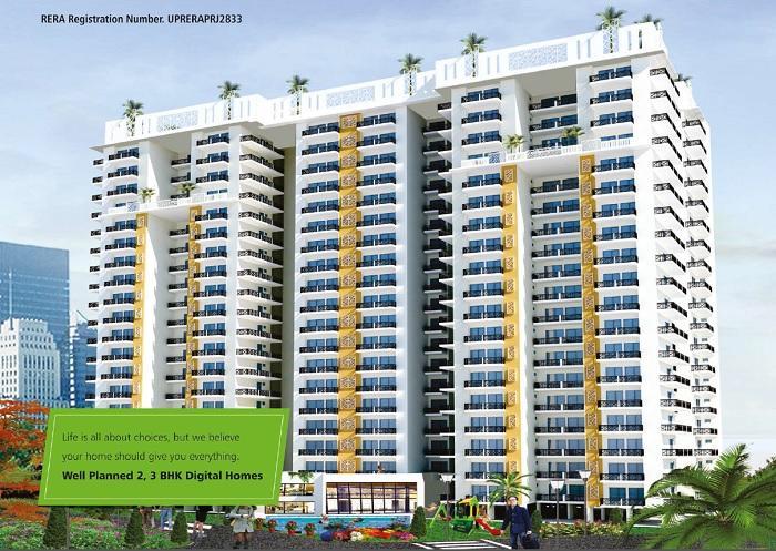 Golden Gate Jaipuria Sunrise Greens township on NH-24,