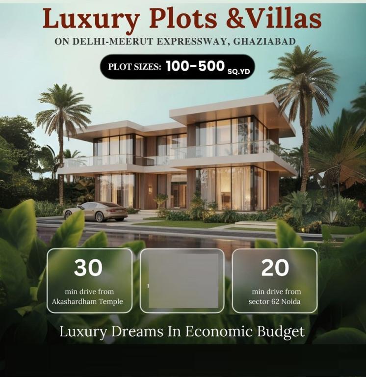 Residential Plots on Delhi Ghaziabad Expressway, NH 24, Near Wave City Ghaziabad