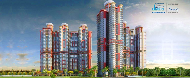 2 BHK Flat in Indirapuram | Rishabh Hindon Green Valley | Ready to Move