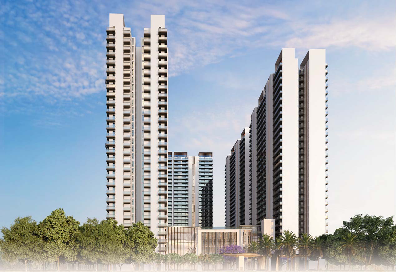 3 BHK + Servant Room Flats in Rosemont Residency, Ghaziabad