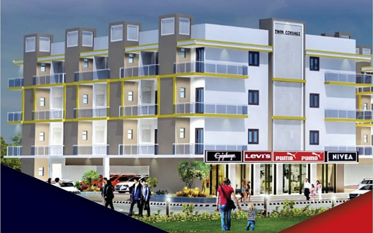 Twin Corsage Flats, Bisrakh , Sector 1, Greater Noida West